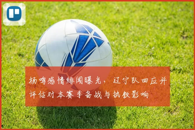 杨鸣感情绯闻曝光，辽宁队回应并评估对本赛季备战与执教影响